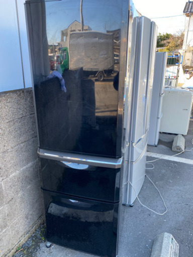 三菱　3ドア冷蔵庫　370Ｌ　自動製氷つき　リサイクルショップ宮崎屋21.2.14