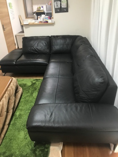 美品　高級L字ソファー（センターテーブル付）