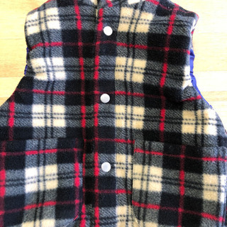 リバーシブルベストサイズ90 の画像