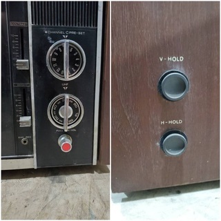 レトロ 日立 テレビ受信機 S-17B 1969年製の画像