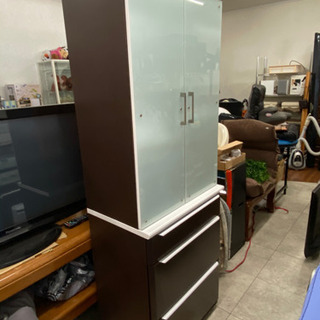 食器棚　中古　リサイクルショップ宮崎屋21.4.15の画像