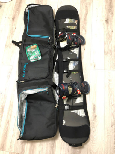 Burton 3点セット  57 バートン 157cm ビンディング ソールカバー付き