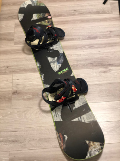 Burton 3点セット  57 バートン 157cm ビンディング ソールカバー付き