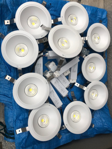 ◆Panasonic LED照明器具 ダウンライト+電源ユニット10台セット◆NDN16680 NNK16001SLE9◆16年製◆中古品◆