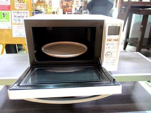 ◇オーブンレンジ 2016年 シャ-プ RE-S208-W 幅47×奥行39.5×高さ30㎝ 前開き 900W キッチン家電 札幌市東