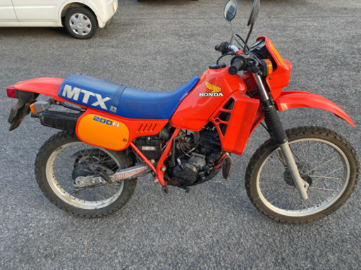 ホンダ　MTX200R 書付　実動　MD07