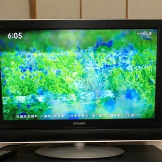 三菱地上・BS・110度CSデジタルハイビジョン液晶テレビLCD-H32MIX600 テレビ台セットの画像