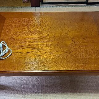 あげます　A5温風家具調こたつ　中古