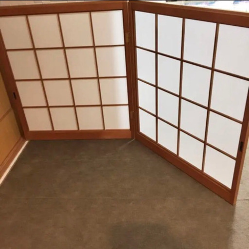 障子2枚　屏風