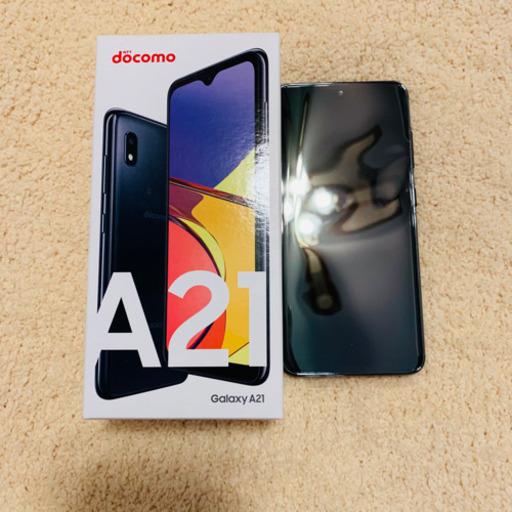 SIMフリー 新品 未使用 SC-42A Galaxy A21 ブラック 本体 スマホ