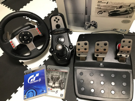 PS3、ハンコンg27、グランツーリスモ5，6セット