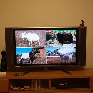 無傷で鮮明に映ります。シャープ３７型液晶テレビ