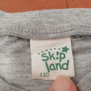 １３０ｃｍ　Skip land　半袖Tシャツの画像