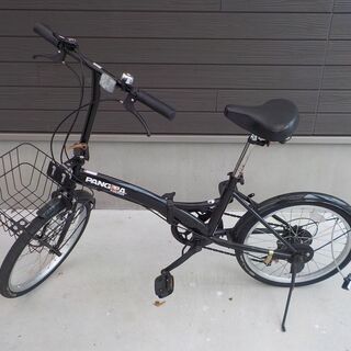 折りたたみ式自転車20インチパンクしないタイヤ使用5段ギア