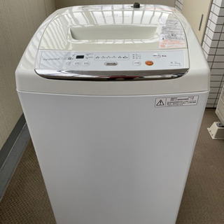 (引取り先決定)配送相談可能　洗濯機　美品　4.2kgの画像