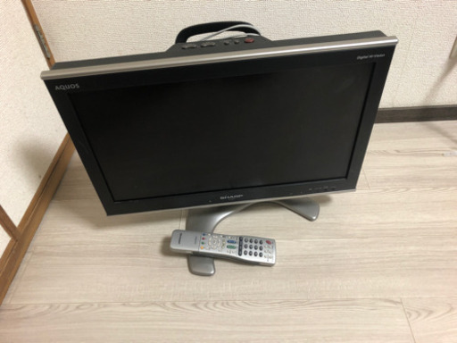 SHARP 2008年製　20v テレビ