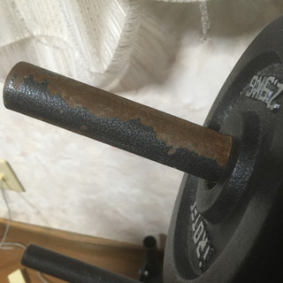 バーベルスタンド、ベンチセットの画像