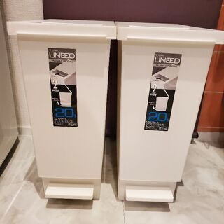 トンボ　ユニシード　プッシュ&ペダル　ゴミ箱の画像