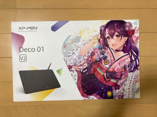 XP-Pen Deco 01 V2 ペンタブレット (動作確認済み、付属品全てあり)