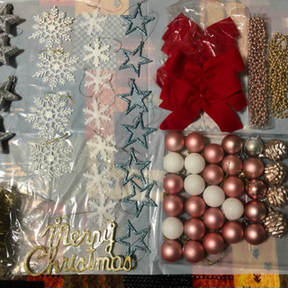 取引中　クリスマス　オーナメント