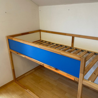 IKEA ロフトベッド　KURA ブルー