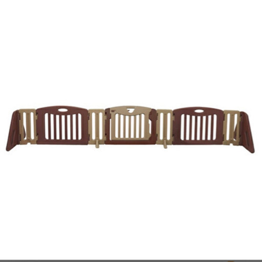 ベビーゲート　パーテーション　日本育児　ブラウン