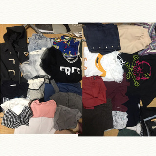 無料★10代向けレディースブランド物衣料30点程。コートも(追加...