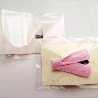 ちりめんリボン　リボンヘアゴム　リボンピン　ピンクリボン　禰豆子...