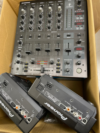 使用時間極短 パイオニアCDJ-400 & ベリンガーDJX750