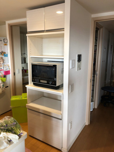 キッチン用家電収納棚　幅70cm