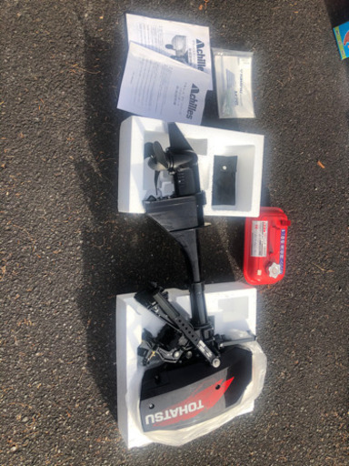  アキレスボート太鼓判セット +トーハツ2馬力船外機セット ゴムボート4人乗り