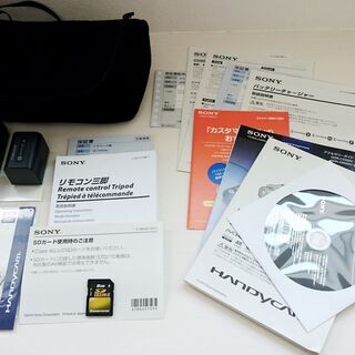 美品] HDR-CX550V 付属品、オプション品複数込み ビデオカメラセット