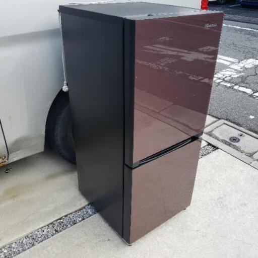 2019年製 Hisense ハイセンス 2ドア冷凍冷蔵庫 134L HG-G13A-BR 動作品