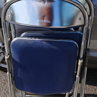 折りたたみスチールパイプ椅子