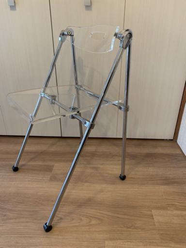 アクリル　折りたたみデザインチェア