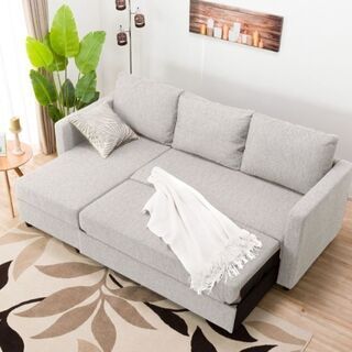 ニトリ ノアーク 収納ソファーベッドの画像