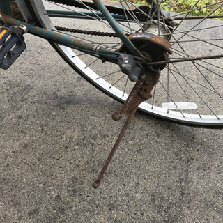 古い自転車（実働品）の画像