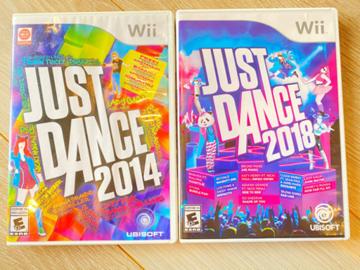 WiiUS版　北米版　海外ソフト対応(2人分)+ Just Danceソフト2枚