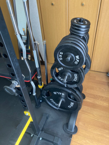 ホームジム　セット　パワーラック　バーベル150kg