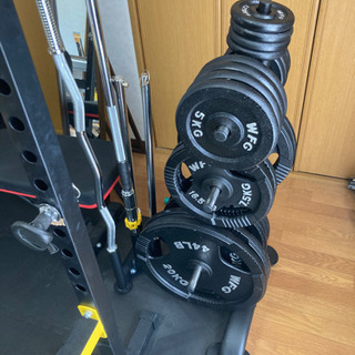 ホームジム　セット　パワーラック　バーベル150kg