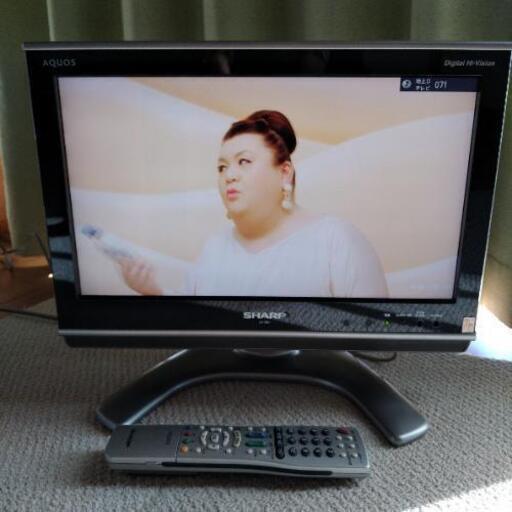 【受け渡し予定者決定】テレビ 16インチ　SHARP LC-16E1