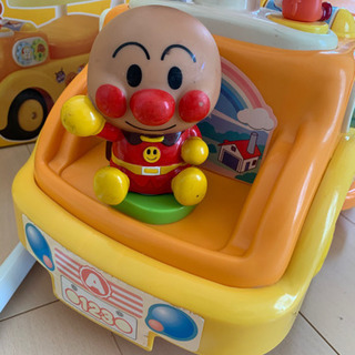アンパンマン　おしゃべりビジーカー　押しクルマ　ミニカー　車の画像