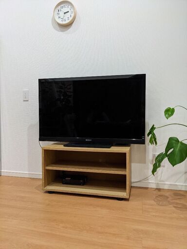 2011年製 SONY 47インチテレビ \u0026 無印良品テレビ台