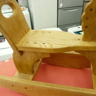 お値下げ！キッズ用 木馬 ロッキング Ｗ27×Ｄ71×Ｈ48㎝ 座高27㎝ 幼児玩具 乗用玩具 札幌市 西岡店の画像