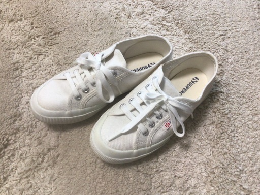 スペルガ　SUPERGA 白スニーカー　サイズ36(23cm)