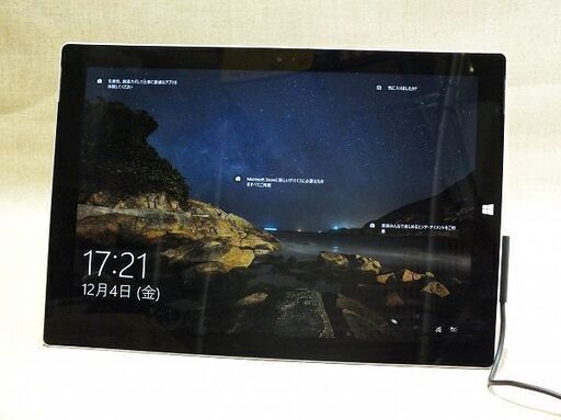 【苫小牧バナナ】マイクロソフト/Microsoft サーフェス/Surface Pro3 Win10 i5 4300U メモリ4GB SSD128GB MQ2-00017 バッテリー弱♪