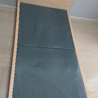 ニトリ シングルベッドフレーム+シングルベッドマットレスの画像