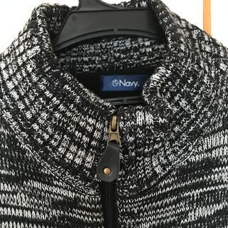 [中古品]ニットブルゾン　アウター　冬にぴったり！の画像