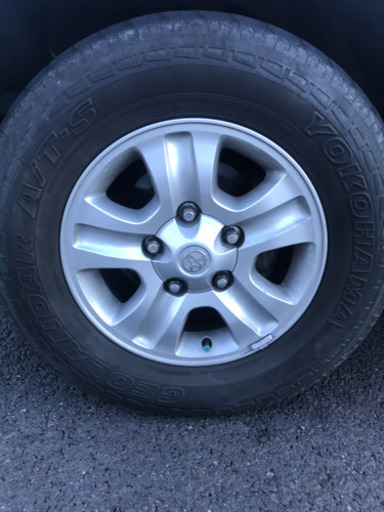 ランクル100系 ホイール タイヤ 4本　ランドクルーザー　100  後期　純正