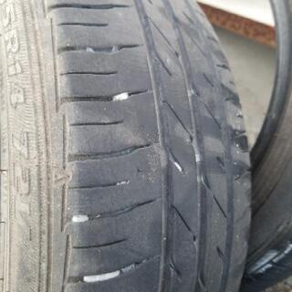 ヒビあるので格安…14インチ×２本☆の画像